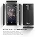 NageBee [Brushed] Case Compatible with Sony Xperia XA2 Ultra w/[Full Coverage Tempered Glass Screen Protector] Premium Heavy Duty Armor Defender Dual Layer Protective Shock Proof Case (Black)