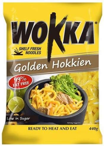 Wokka Noodle Golden Hokkien Noodles 440g