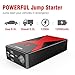 TENKER 1200A Portable Car Jump Starter Auto Battery Booster Pack with Dual USB Outputs, Type-C Port, and LED Flashlight