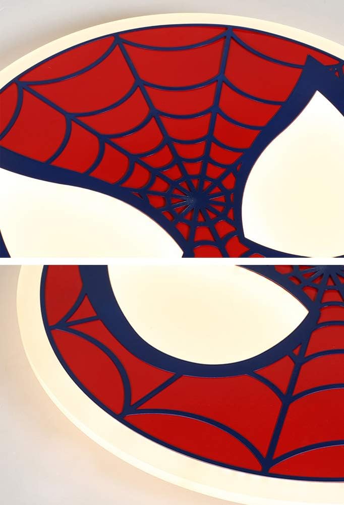 56W Modern LED Deckenleuchte Kinderzimmer Lampe Cartoon Runde Spiderman