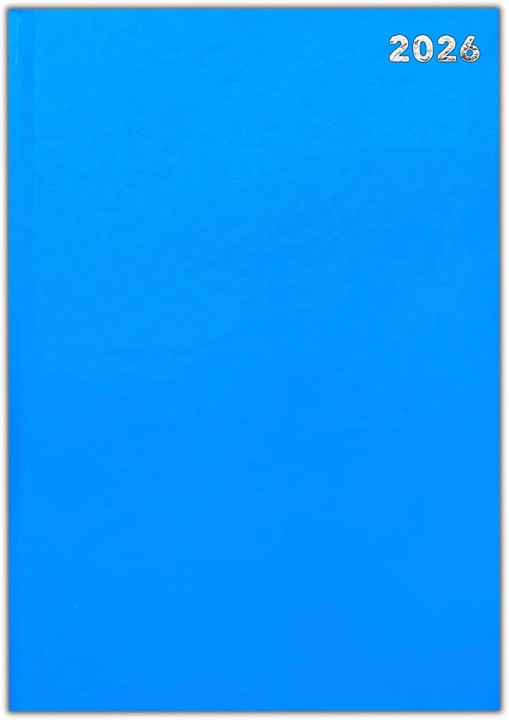 PaulStore 2026 Diary A5 Day to Page Hardback Desk Diary Light Blue