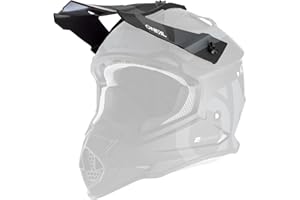 O'Neal Unisex-Adult Off Road 2SERIES RL Helmet Spare Visor (SLICK) (Black/Gray, One Size), 1 Pack