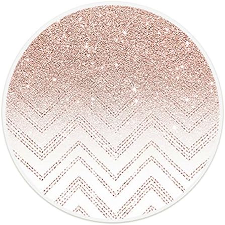 Expanding Stand Socket Mobile Holder,Pop Out Phone Grip and Stand for Smartphones and Tablets(Rose gold)