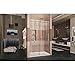 DreamLine Enigma-X 44-48 in. W x 76 in. H Fully Frameless Sliding Shower Door in Brushed Stainless Steel, SHDR-61487610-07