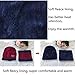Yvechus 3 in 1 Winter Beanie Hat Scarf and Gloves Set Warm Knit Hat Thick Fleece Lined for Women (In Vogue Wine Red)