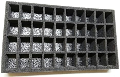 2.5” Figure Foam Tray Pre Cut Troop 40 Slot (25mm miniatures)