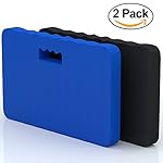 Ezi - Knee 2-PACK, Kneeling Pad Heavy Duty Extra Thick Foam for Garden, Bath, Cleaning and Office. Give Your Knees a Break with this Ergonomic Mat.