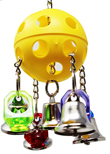 Bonka Bird Toys 1937 Bellpull Bird Toy Parrot Cage Toys Cages African Grey Conure Cockatiel