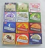 HEM pack of 12 assorted incense cones (10 cones each total 120 cones )