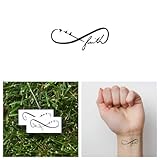 Tattify Faith Temporary Tattoo - Leap (Set of 2) - Other Styles Available and Fashionable Temporary Tattoos - Tattoos that are Long Lasting and Waterproof