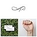 Tattify Faith Temporary Tattoo - Leap (Set of 2) - Other Styles Available and Fashionable Temporary Tattoos - Tattoos that are Long Lasting and Waterproof