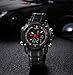 Readeel Military Sports Watches Men's Dual-display Multi-function Stainless Steel Mens Watches Red