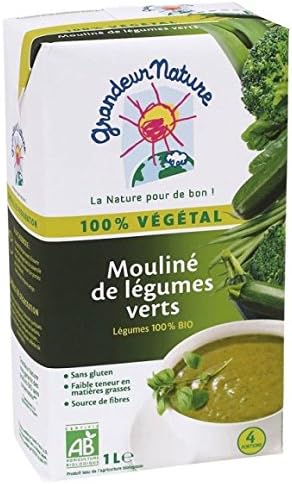 GRANDEUR NATURE Moulinés de légumes verts bio