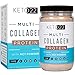 Keto 22 Chocolate Keto Protein Powder - High Quality Multi Collagen Keto Powder with MCT Oil Powder - Keto Collagen Protein Powder - Keto Chocolate Shake - Paleo & Gluten Free - Glass Bottle