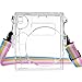 Fintie Protective Case for Fujifilm Instax Mini 90 - Crystal Hard PVC Cover for Fujifilm Instax Mini 90 Neo Classic Instant Film Camera with Removable / Adjustable Strap, Clear