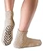 Silverts Men’s and Women’s Diabetic Gripper Non Skid Hospital Slipper Socks for Seniors - Adaptive Clothing Gift for Elderly - Soft Warm Fuzzy Grip Slip Resistant - Beige XL