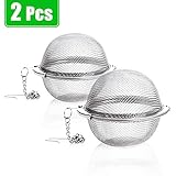 Xloey 2 Pack Tea Strainer-Stainless Steel Mesh Tea