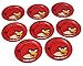 American Greetings Angry Birds Round Plate (8 Count), 9