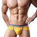 Clearance Sale! Men Intimates WEUIE Men's Sexy Modal Underwear shorts men boxers underpants Soft Briefs (L, Yellow)