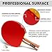NuLandings Ping Pong Paddle Set - 4 Professional Table Tennis Rackets/Paddles - 8 Premium 3-Star ITTF Standard Balls Portable Cover Case Holder - Precise Racquet Control, Speed and Spin - Bundled Kit