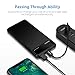 PISEN 10000mAh Power Bank, Pocket-Sized Slim Portable Charger with Dual USB Output Battery Pack for iPhone, Samsung, Smartphones, Tablets and More