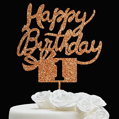 BIRTHDAY CAKE TOPPER // 1st Birthday Topper Custom Name - Customize Cake Topper - Personalized First Birthday Cake Topper - One Year Old