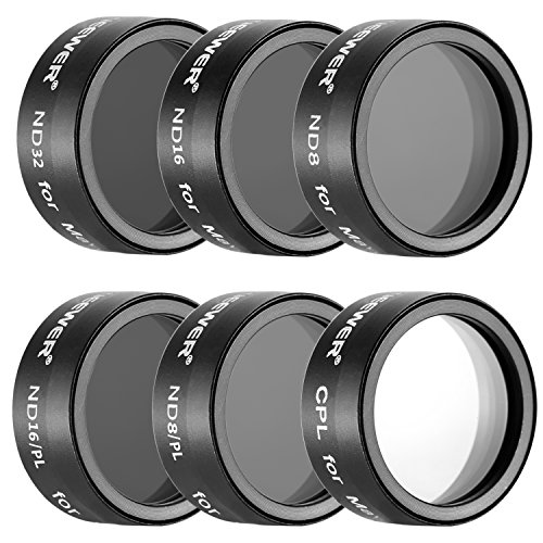 Neewer multi-coated 6 pieces filter kit for dji mavic, mavic pro …