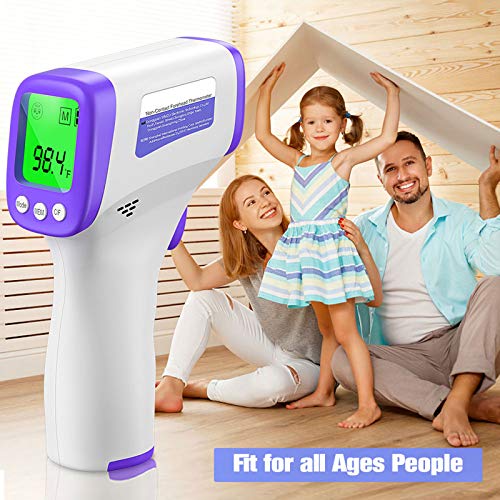 Forehead Thermometer, NonContact Infrared Thermometer for Adults Kids
