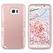 ULAK Galaxy Note 5 Case,Note 5 Case for Girls Women, Hybrid Soft Silicone Anti Scratch Resistance Protective Cover for Samsung Galaxy Note 5 (Rose Gold)