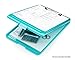 Tribe RN Nursing Clipboard with Storage - Medical Clipboard Nursing Essentials for Nurses and Nursing Students School Supplies with Quick Access Reference Guide (Mint)