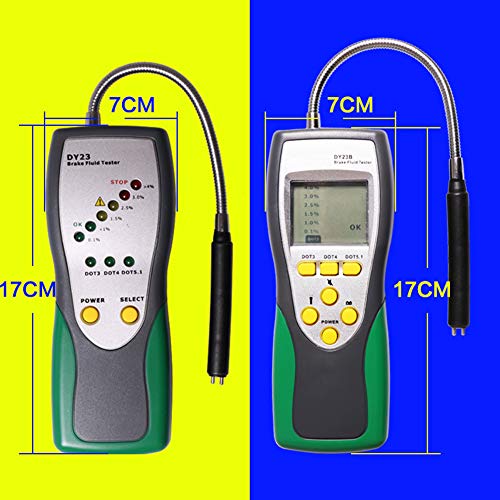 Brake Fluid Tester, LED Mini Indicator For Car Repairs Tools Vehicle Auto Automotive Testing Tool Brake Tester (DY23B)