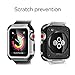 Spigen Tough Armor [2nd Generation] Designed for Apple Watch Case for 42mm Series 3 / Series 2 / Series 1 - Silver
