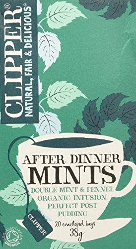 Clipper Tea - After Dinner Mints - Organic Double Mint & Fennel Infusion - 38g