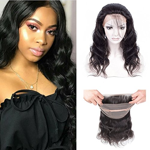 360 lace frontal closure with baby hair brazilian body …