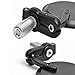 Black Motorcycle 3' Round 7/8' Handle Bar End Rearview Mirrors For Honda Harley