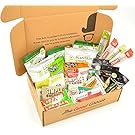 PALEO Healthy Snacks Care Package (25 Ct): Protein Energy Bars, Grass Fed Beef Meat Sticks Jerky, Plantain Chips, Nuts, Crispy Fruit, Fitness Variety Pack, CrossFit, Athlete, Military