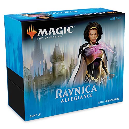 Magic: The Gathering Ravnica Allegiance Bundle | 10 Booster Pack + Land Cards (230 Cards) | Accessories