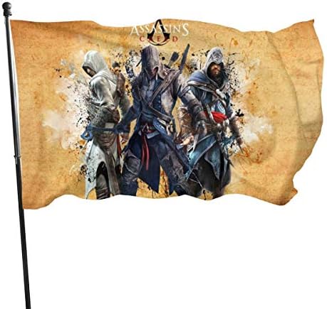 Skeong A-ss-assi-ns Cre-ed Yard Flag Home Decoration Party Garden Flag Indoor Outdoor Decor 3x5 Foot