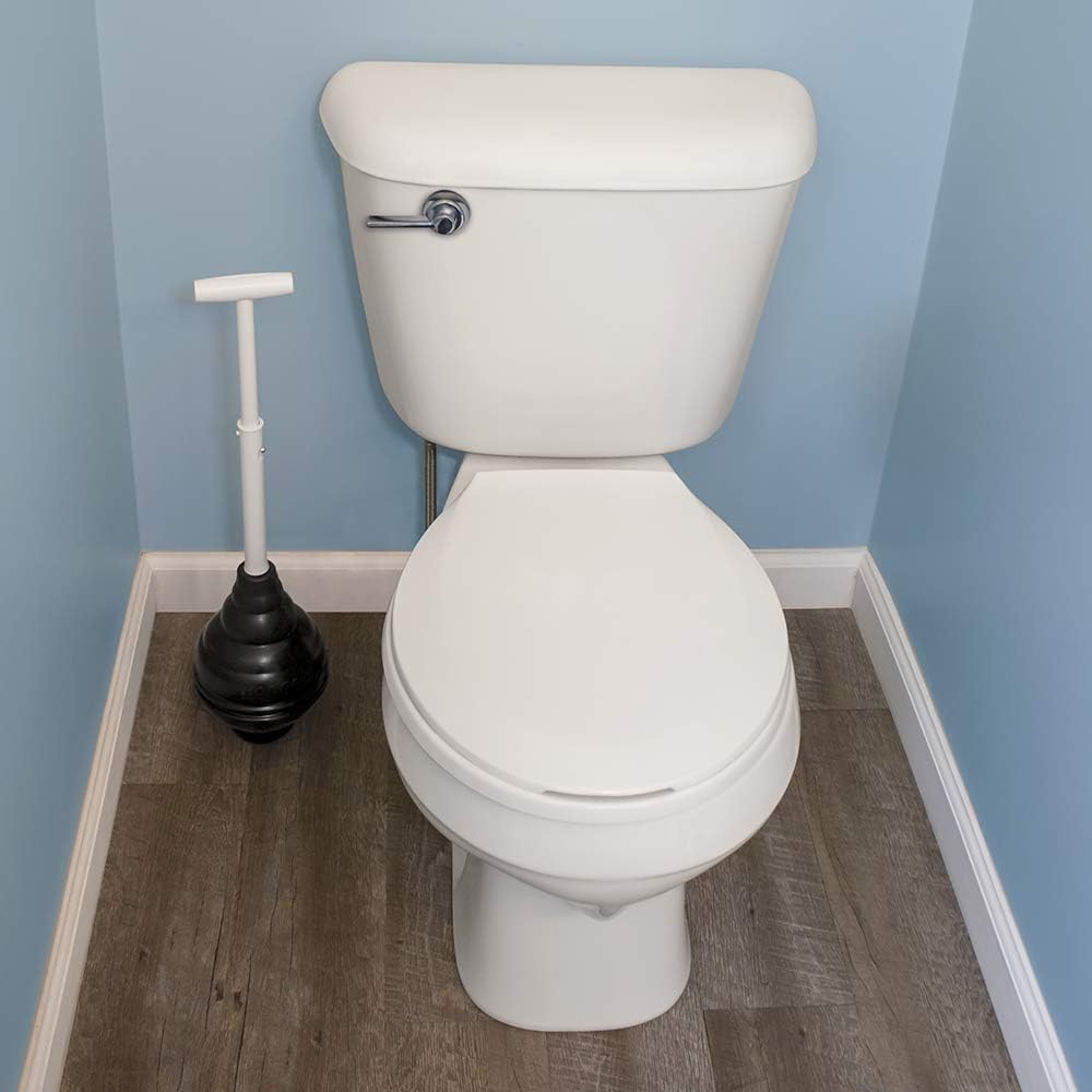 Korky 96-4AM Telescoping T-Shaped Handle BeehiveMAX Universal Plunger, Black - - 