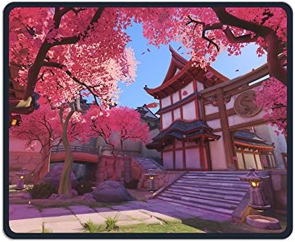 Japanese Cherry Blossoms Hanamura Gaming Mouse Pad Custom Design Non-Slip Rubber Mouse Mat for Desk,Laptop