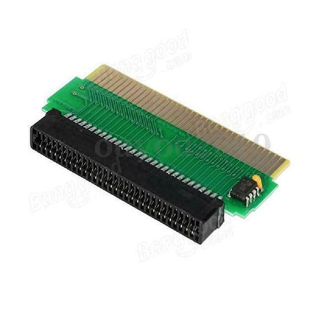 MOOKEENONE 1 x 60ピンから72ピンゲームカードコンバーター、Nintendo Famicom FCからNESターンFCカトリッジからNESカトリッジへのコンバーター