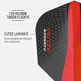 Harrows Retina Dart Flights 5 Sets 15 Flights 100 Micron Red UK Made view 3