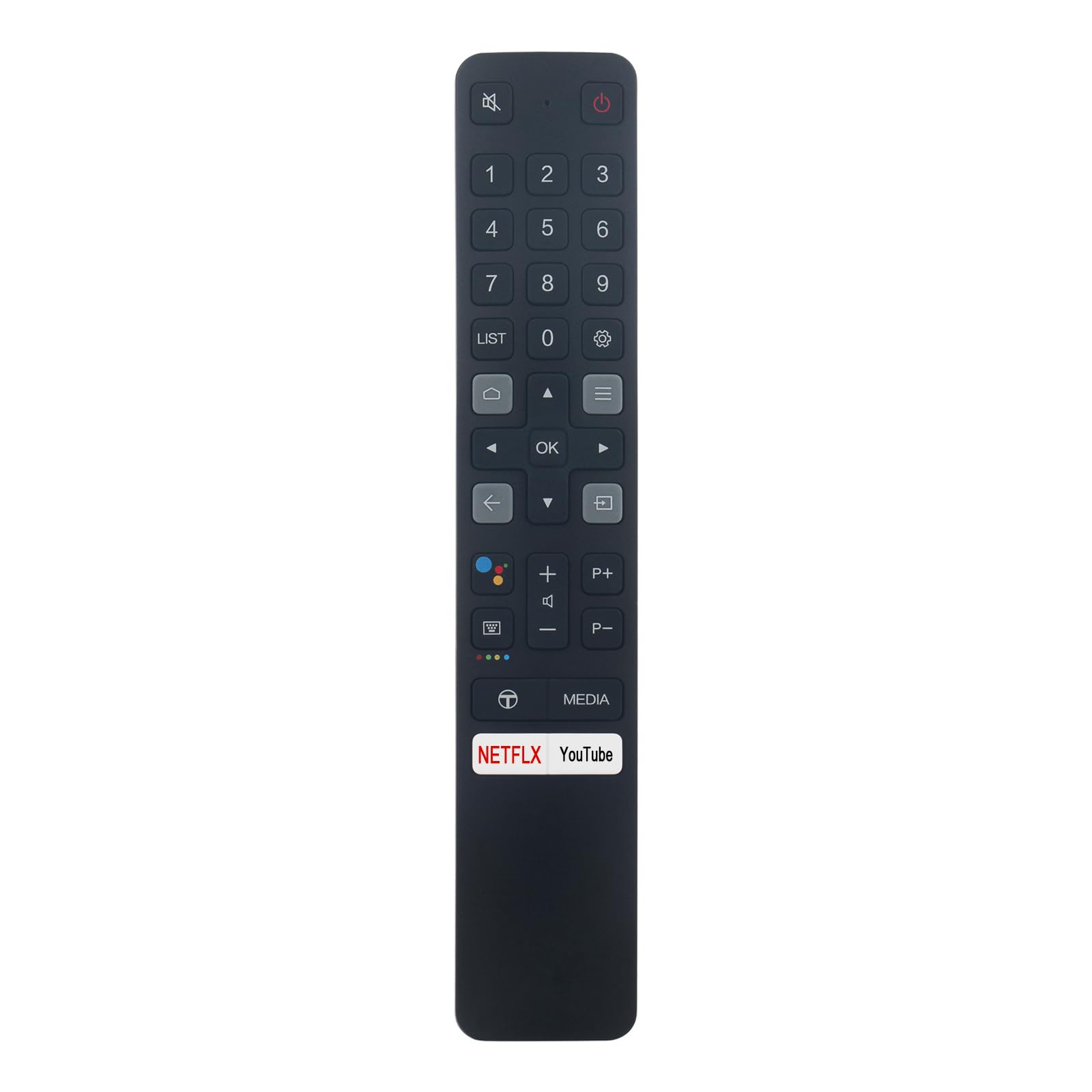 06-BTZNYY-ARC901V RC901V FMR1 VINABTY Replace Voice Remote Control Fit for iFFALCON F510B K610B/TCL Android Smart TV RC901VFMR1 06BTZNYYARC901V 50C725, 55C725, 65C725, 75C725, C727