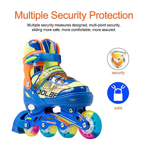 Adjustable Inline Skates for Kids , OtwCool Boys Rollerblades with All