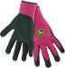 West Chester John Deere JD00021 Breathable Knit Utility Work Gloves with Nitrile Coated Grip: Pink, Women's One Size Fits Most, 1 Pair