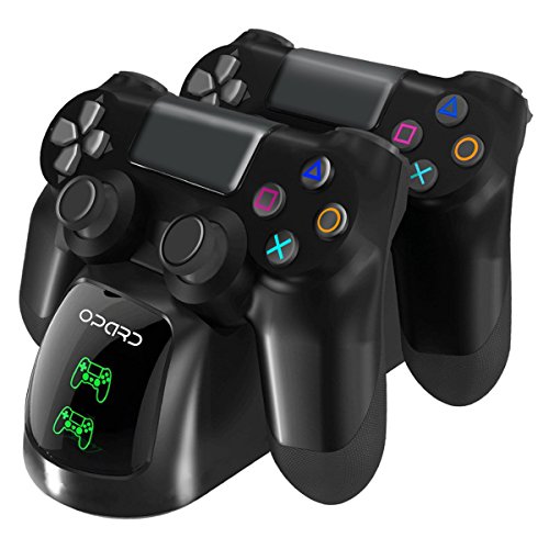 Opard ps4 controller charger station dual usb gamepad charging do…
