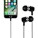 Wired Earbuds, CSHope In-ear Stereo Earphones with Heavy Bass Stereo Loud Sound Earplugs Noise Isolating Headphones with Answer Calling Control 3.5mm for Smartphones (White and Black)