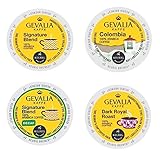 20 Count - Gevalia Variety Single Serve Coffee Packs For Keurig K Cup Brewer - Signature Blend, Columbia Roast, Dark Royal Roast