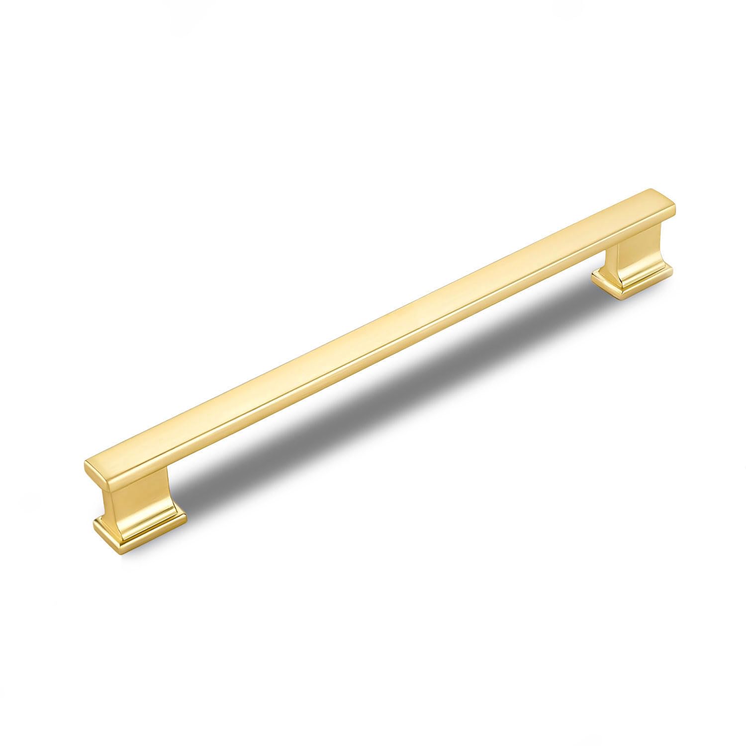 Photo 1 of GOFFIDECO 6 Pack 8-1/2 Inch Length|7-1/2 inch(192mm) Hole Center Brushed Gold Kitchen Cabinet Handles, Cabinet Pulls Kitchen Cabinet Hardware, Cupboard Pulls, Drawer Handles