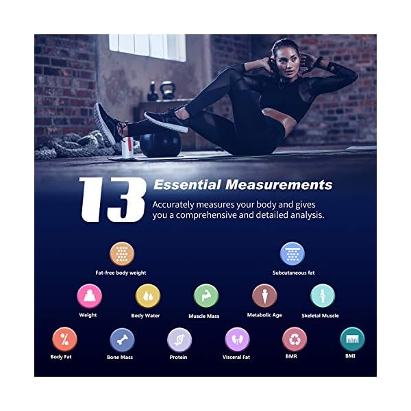 KAMTRON-Scales-for-Body-Weight-Body-Composition-Analyzer-Monitor-Bathroom-Body-Fat-Scales-High-Precision-Measuring-for-BMI-Visceral-Fat-Muscle-Body-Age-etc-Smart-APP-for-Fitness KAMTRON Scales for Body Weight - Body Composition Analyzer Monitor Bathroom Body Fat Scales, High Precision Measuring for BMI, Visceral Fat, Muscle, Body Age etc, Smart APP for Fitness